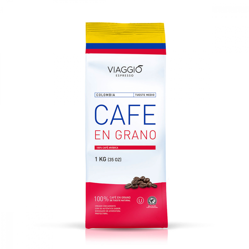 Coffee Beans Viaggio Espresso Colombia 1 Kg (v1)