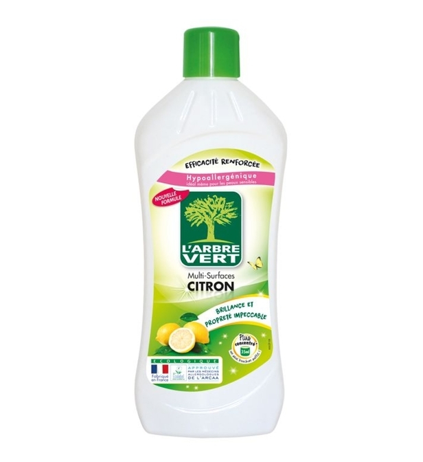 Nettoyant multi-surfaces citron 1L - L'ARBRE VERT