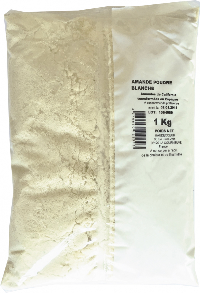 Weißes Mandelpulver 1kg - PROFRUIT
