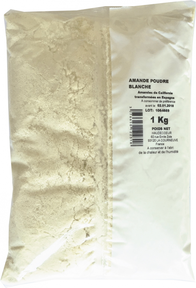 Wit amandelpoeder 1kg - PROFRUIT