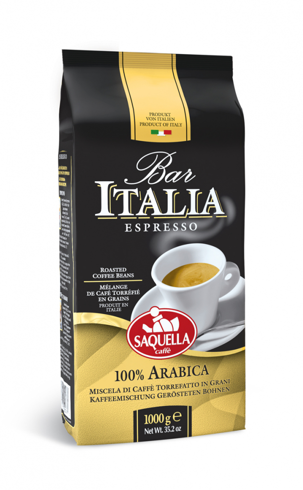 Bar Italia 100% Arabica-whole Beans 1 Kg.bag
