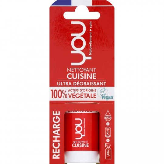 Recharge nettoyant cuisine ultra dégraissant 12ml - YOU