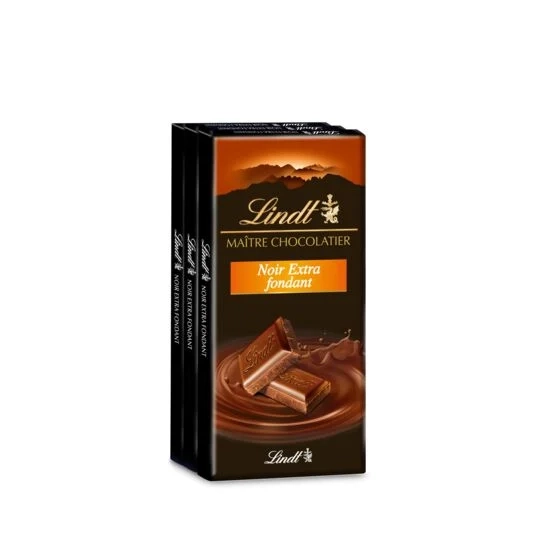 مايتر شوكولاتة نوير عبوة فوندان إضافية 3 × 100 جم - LINDT