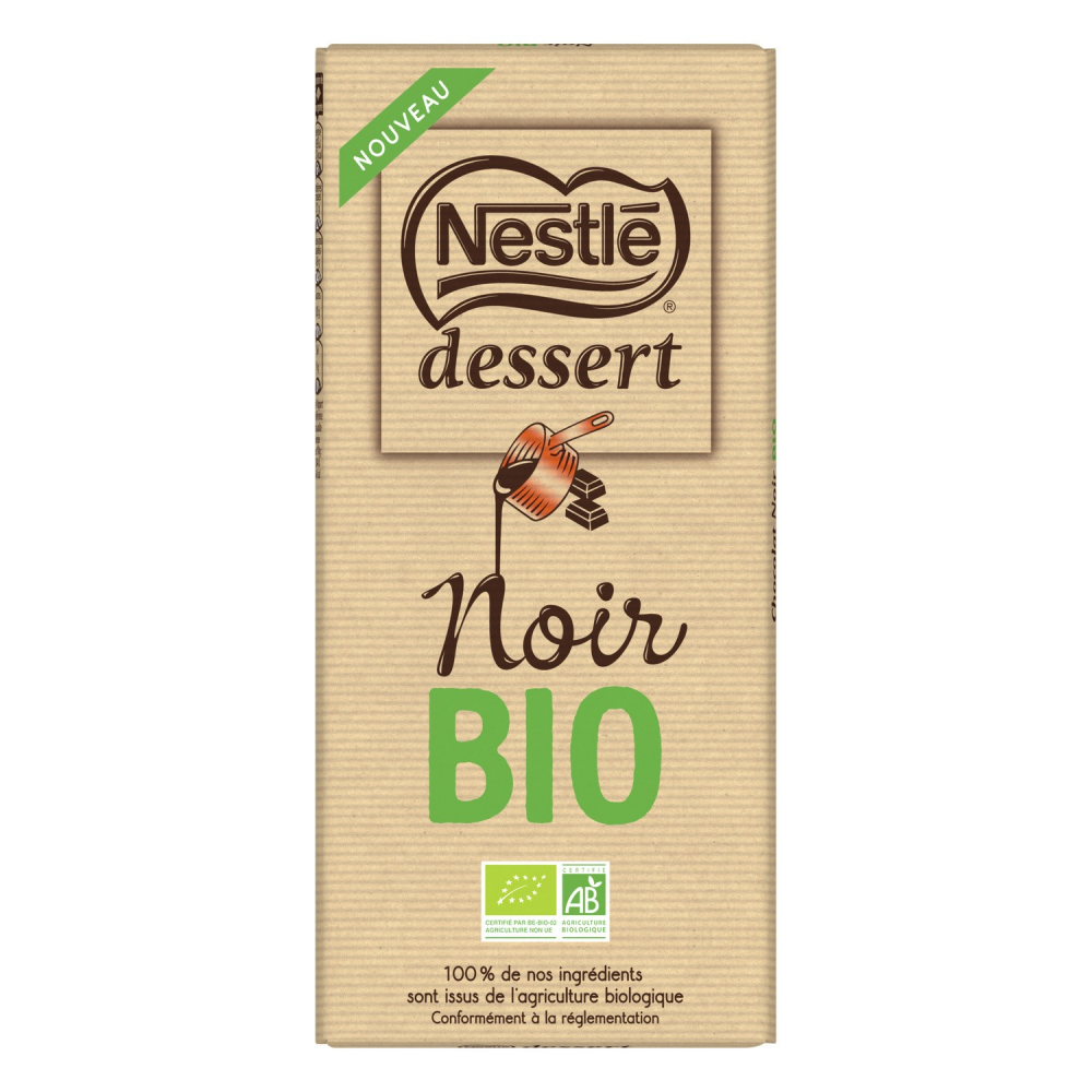 Bio-Dessertriegel aus dunkler Schokolade, 170 g - NESTLÉ