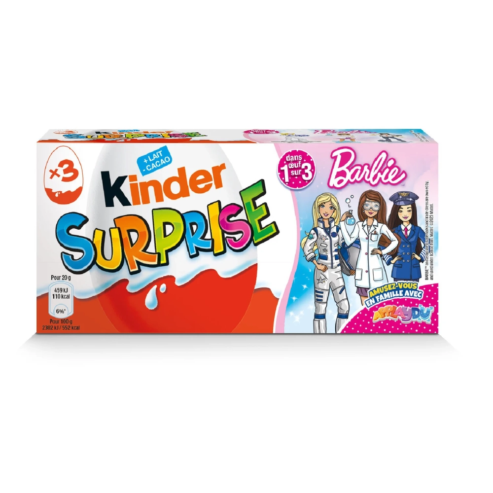 Kinderüberraschung Barbie 3x20g