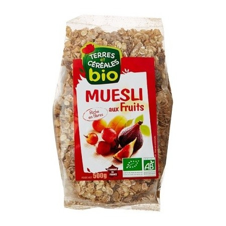 Muesli ai frutti rossi bio 500g - TERRES ET CÉRÉALES