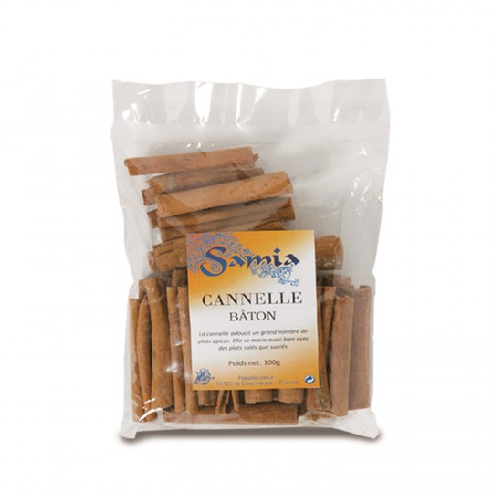 Cannelle Bâton 6cm, 100g - SAMIA