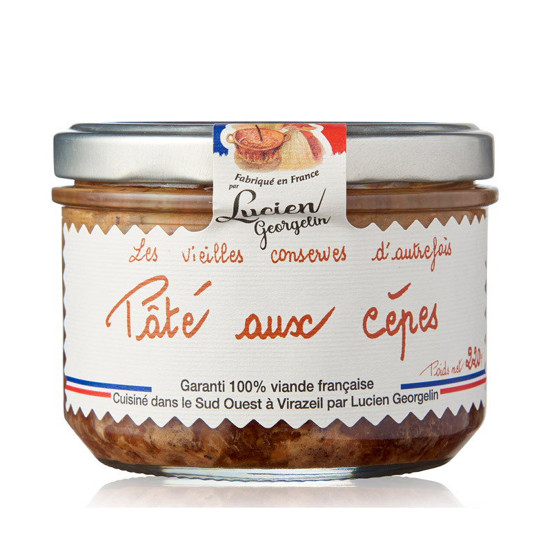 Pâté Aux Cèpes 220g - LUCIEN GEORGELIN