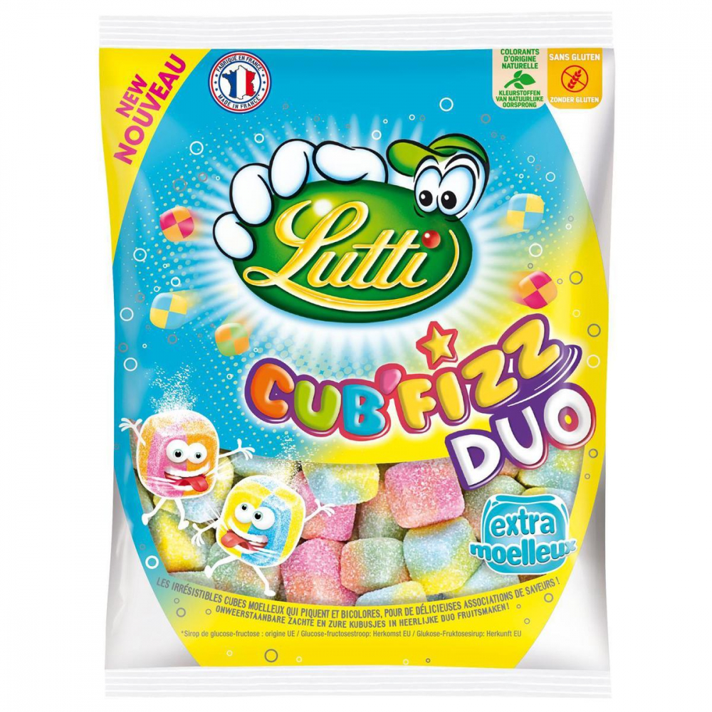 Bonbons Cub Fizz Duo 200g - LUTTI