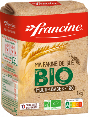 Organic wheat flour T80 - FRANCINE