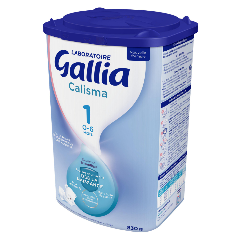 Lait en poudre calisma 1er âge 830g - GALLIA