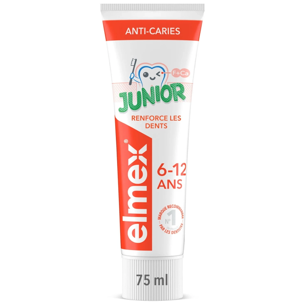 Dentifrifice Enfants 6-12 Anti Carie 75ml - ELMEX