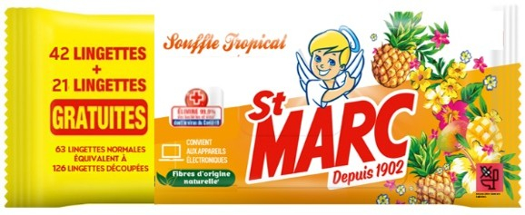ST MARC LINGETTES SOUFFLE TROPICAL 42+21 OFFERTES