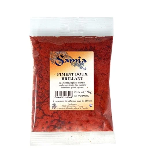 Ground Smoked Sweet Pepper 100g - SAMIA