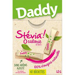 Bûchette stevia 0 calorie x40 - DADDY