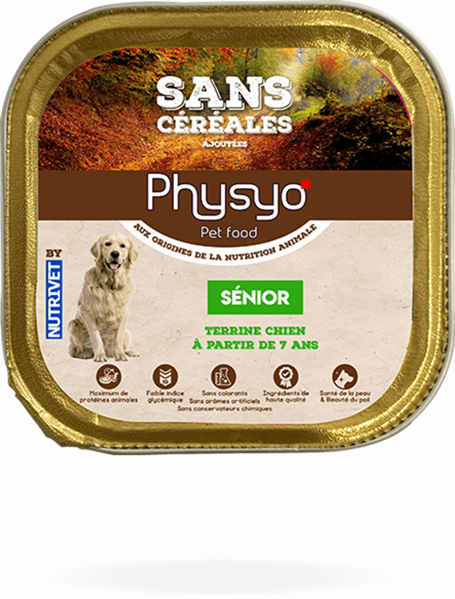 Pâtée pour Senior sans céréales 150g - PHYSYO