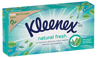 Mouchoirs natural fresh x72 - KLEENEX