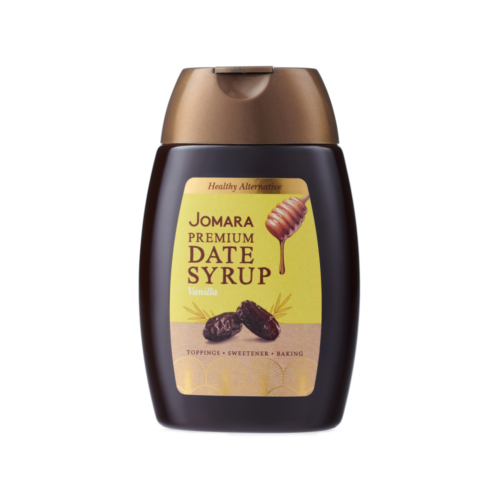 Jomara Organic Date Syrup Vanilla Sq 250g