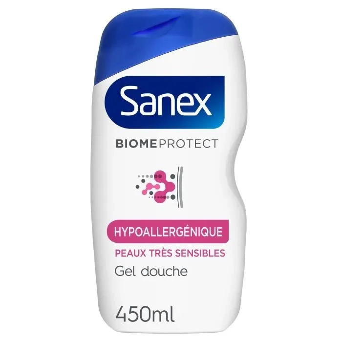Gel Douche Biomeprotect Hypoallergénique 450 Ml - SANEX