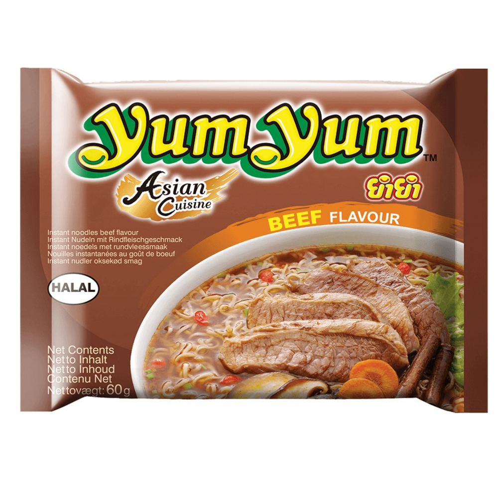 Grossiste Nouille bœuf Halal 60g YUM YUM