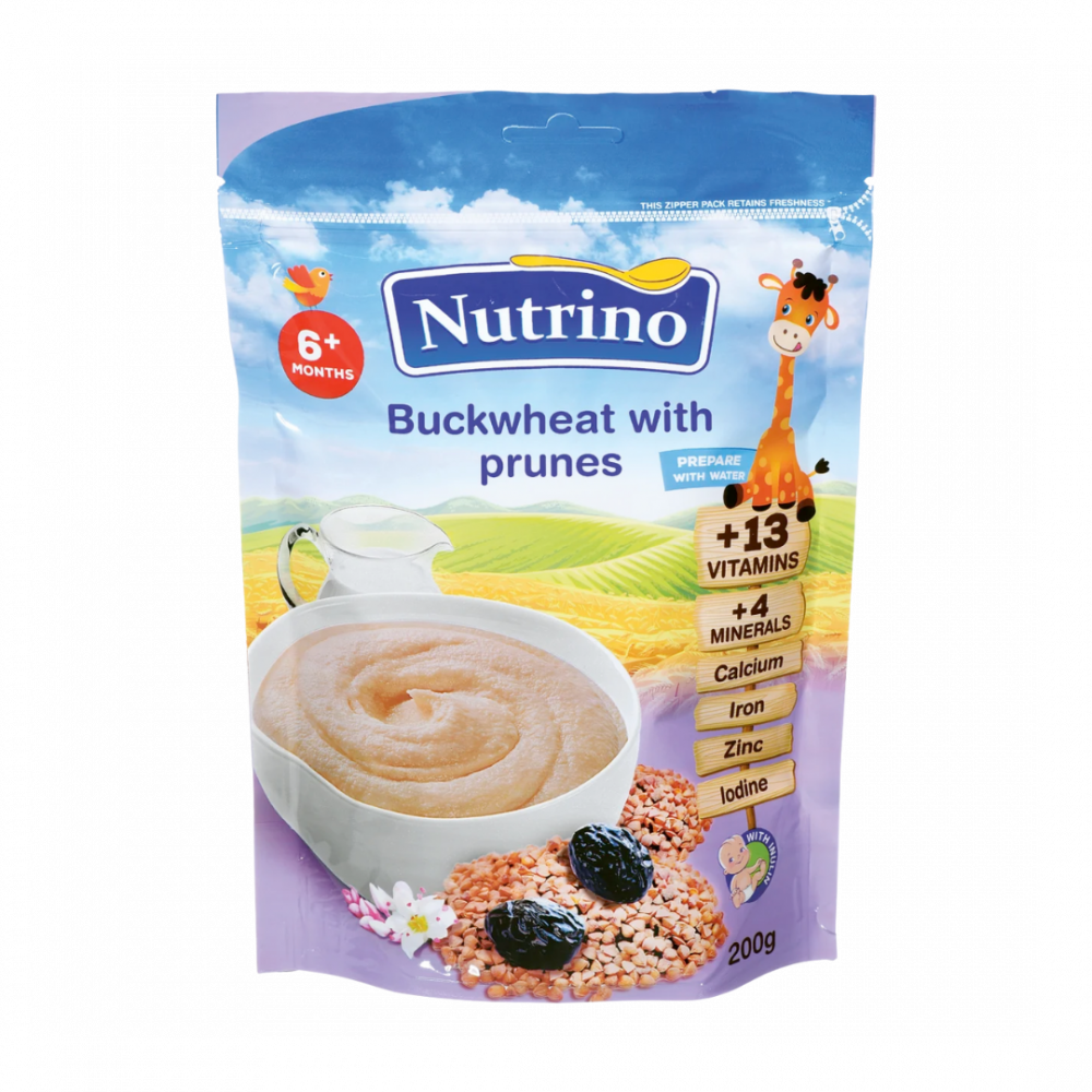 Nutrino With Milk - Buckwheat With Prunes