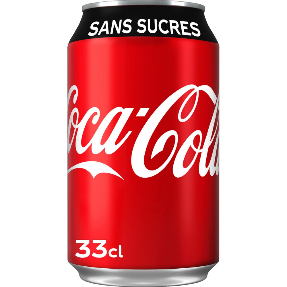 Soda Sans Sucre 33cl Eur X24 Fat - Coca Cola