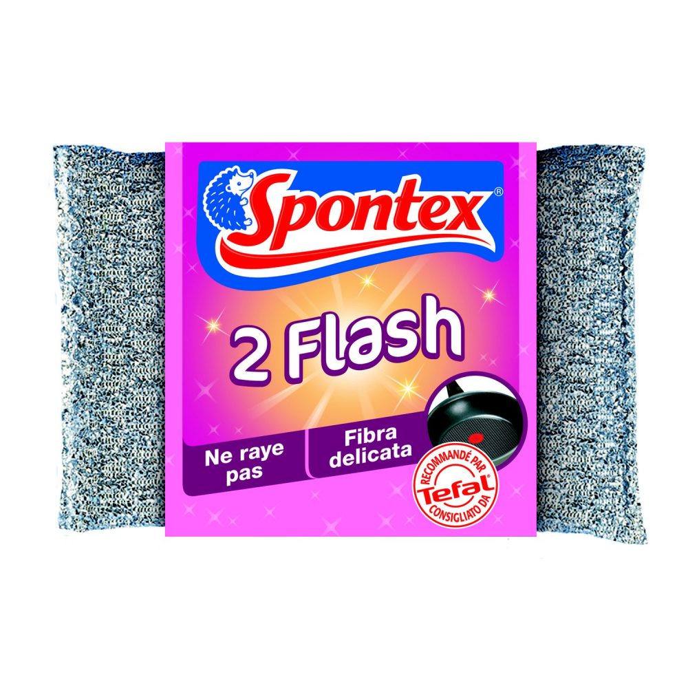 Flash-schraapkussen x2 - SPONTEX