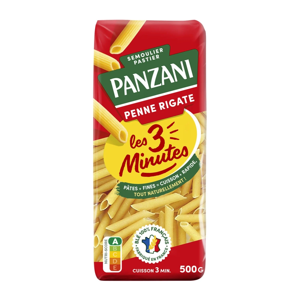 पास्ता पेन 3 मिनट 500 ग्राम - PANZANI