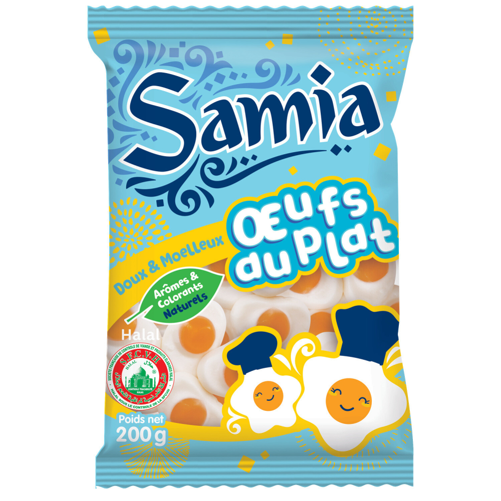 حلوى البيض المقلي 200 جرام نات - SAMIA