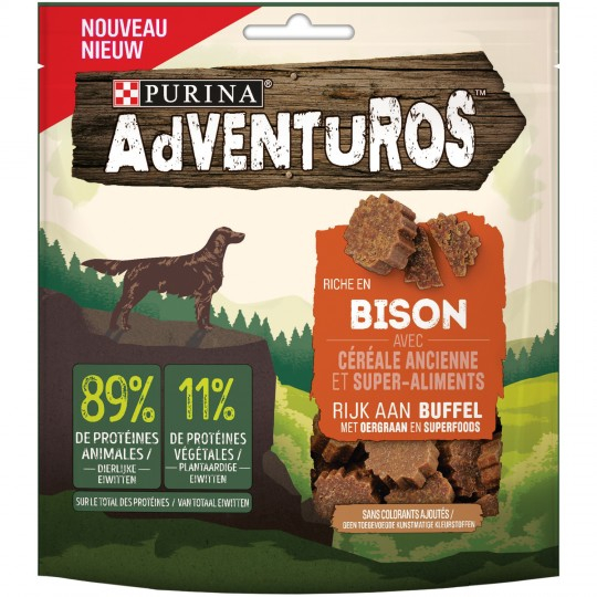 Snack per cani ai cereali antichi Adventuros 90g - PURINA