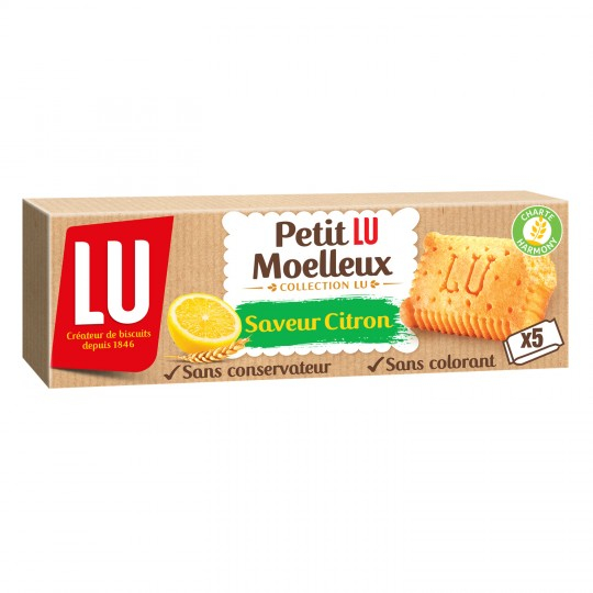 Petit moelleux saveur citron 140g - LU