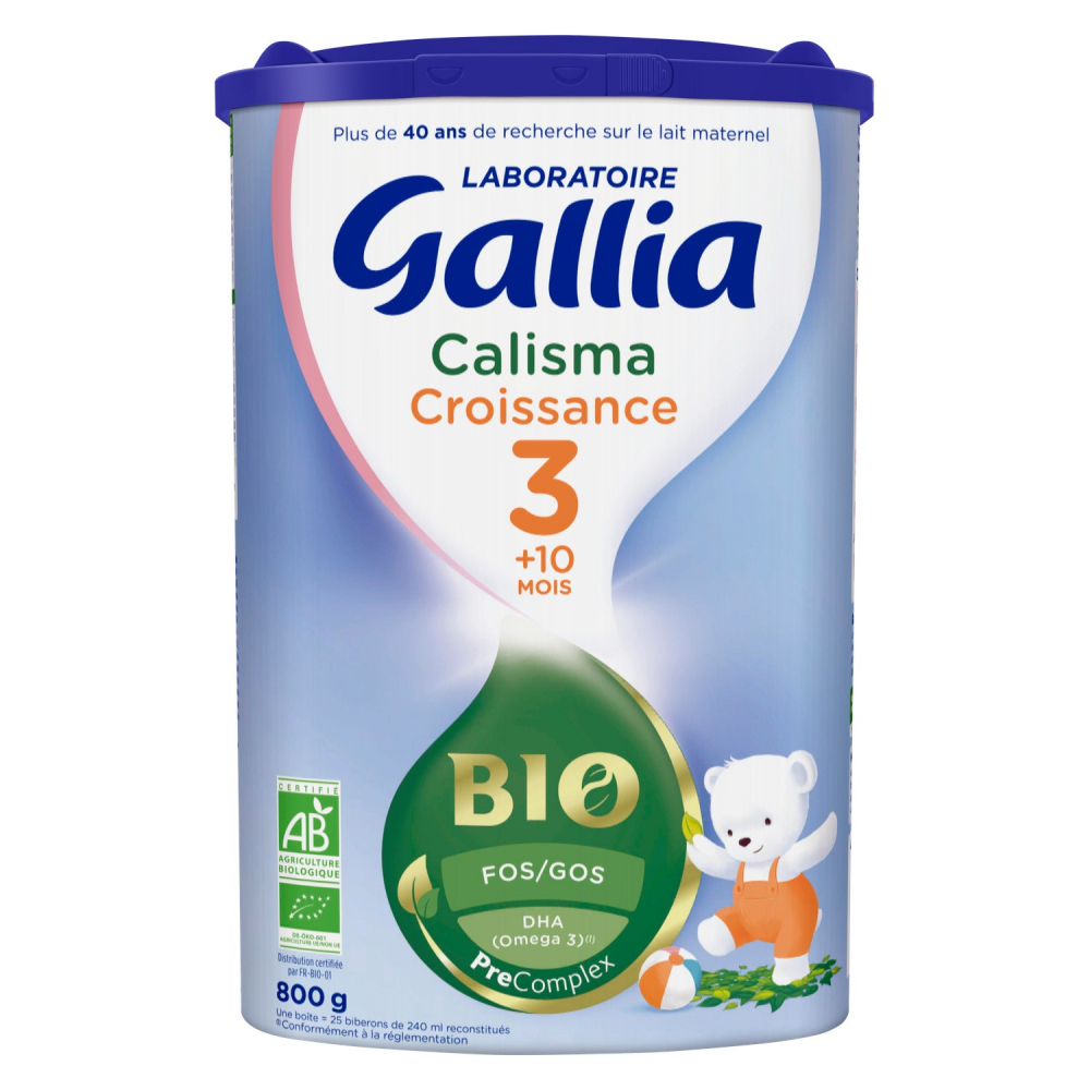 Calisma leche de crecimiento organica en polvo 800g - GALLIA