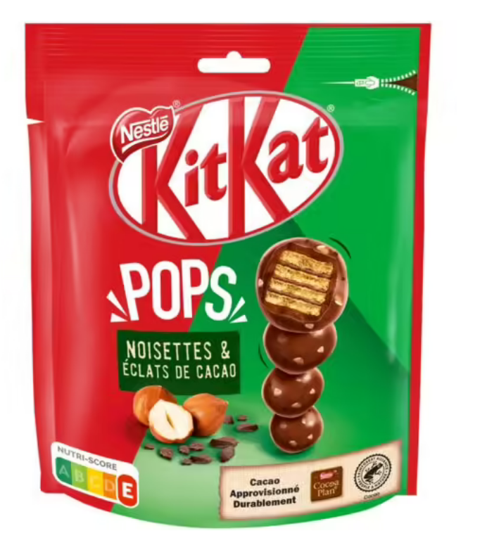 Chocolat pops noisettes & éclats de cacao 200g - KIT KAT