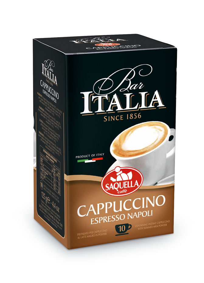 Cappuccino Bar Italia -n.10 Ingle Dose 12,5 Gr. X Box