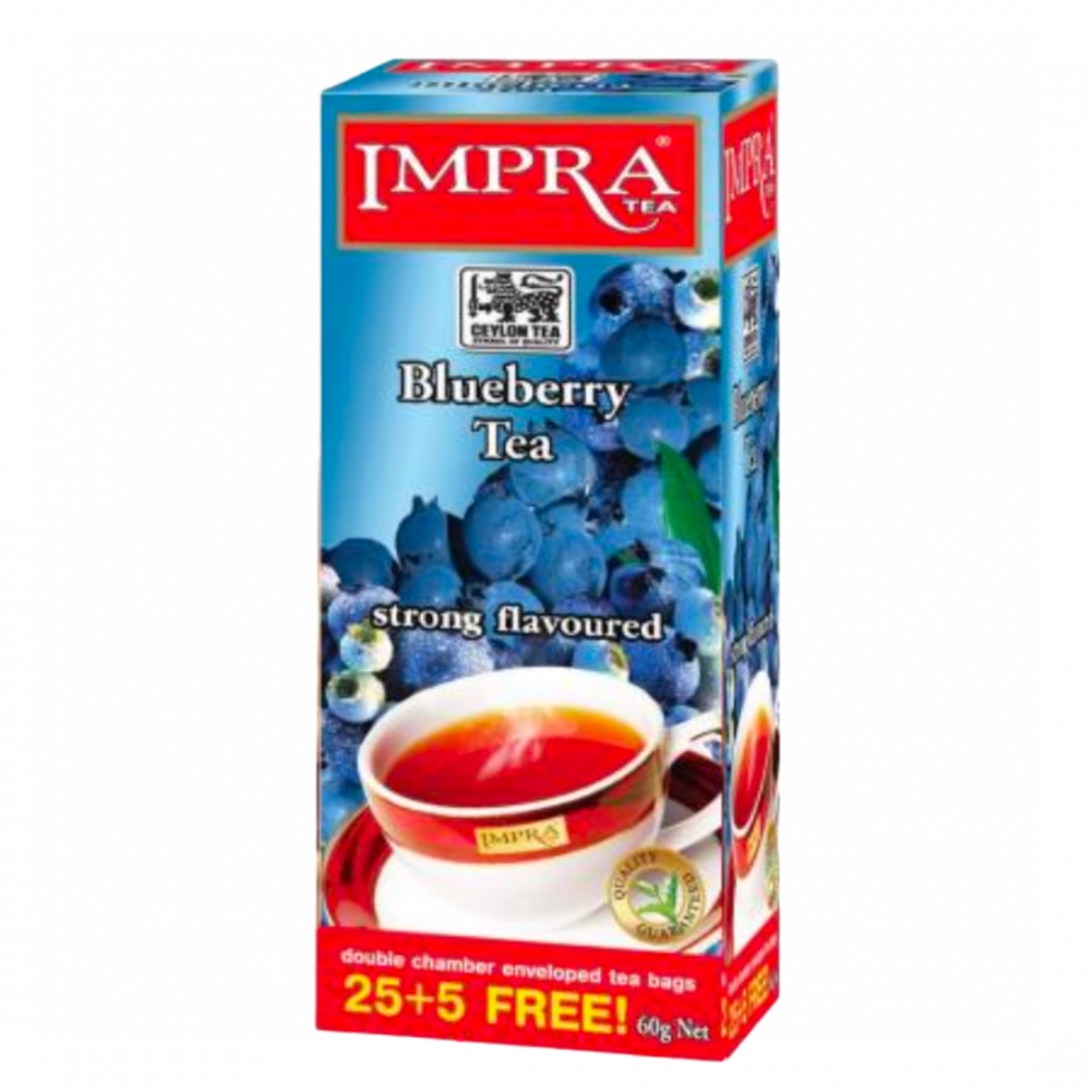 Impra  Black Tea Flavoured "blueberry " 2g X 25+5 X 20