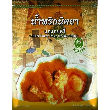 Kahri Gelbe Currypaste 10 x 1 kg - Nittaya