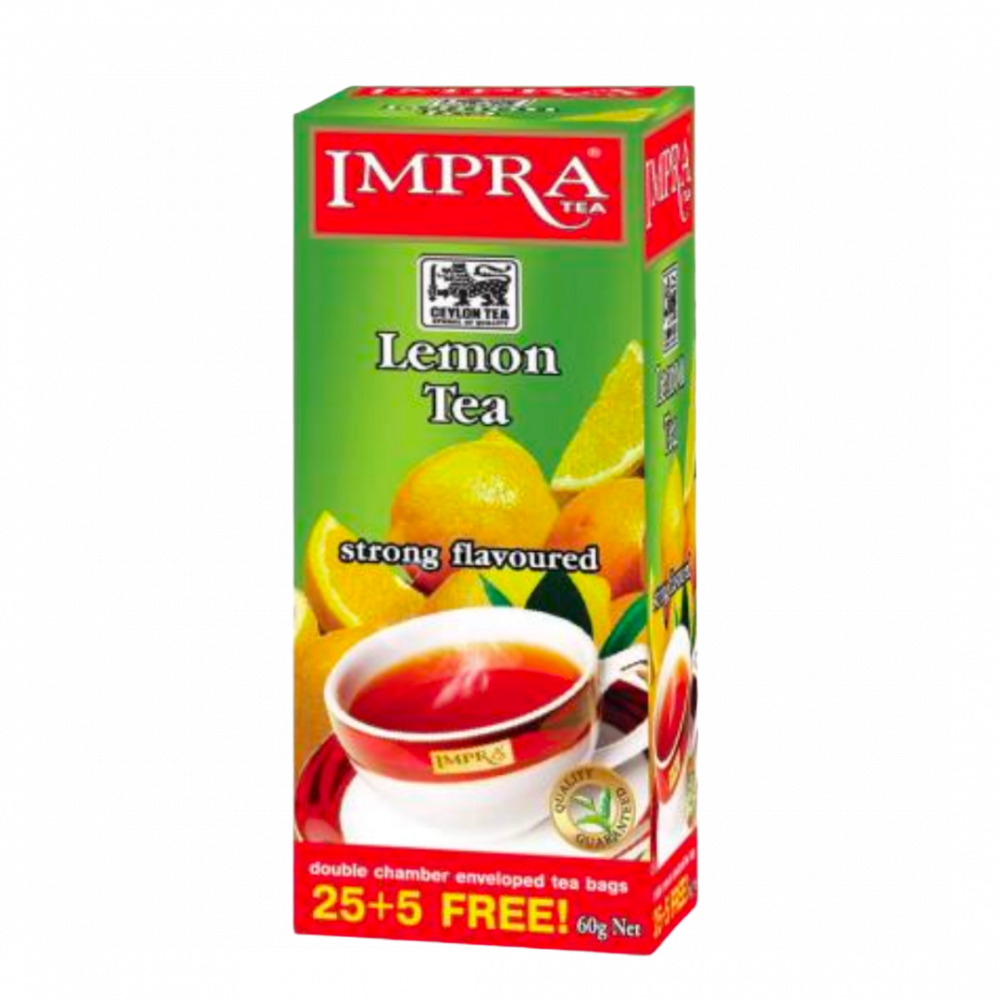 Impra  Black Tea  Flavoured "lemon", 2g X 25+5 X 20
