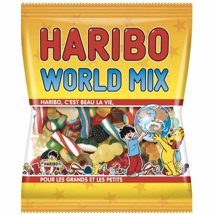 Mix mondiale di bonbon; 120 g - HARIBO