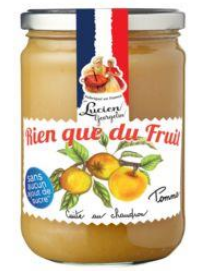 Purée Pomme Vanille - Rien Que Du Fruit - Lucien Georgelin