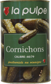 Cornichons calibre 80/120 4,1kg - LA PULPE