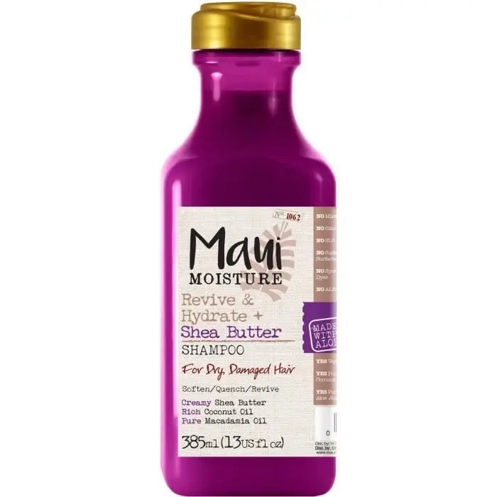 Shea Butter Shampoo for Dry and Damaged Hair 385 Ml - Maui