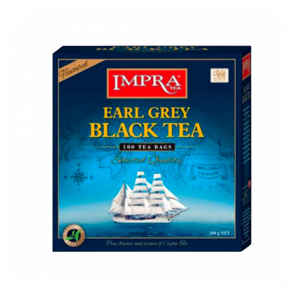 Impra,  Black Tea, Flavoured Earl Grey,  2gx25x24,