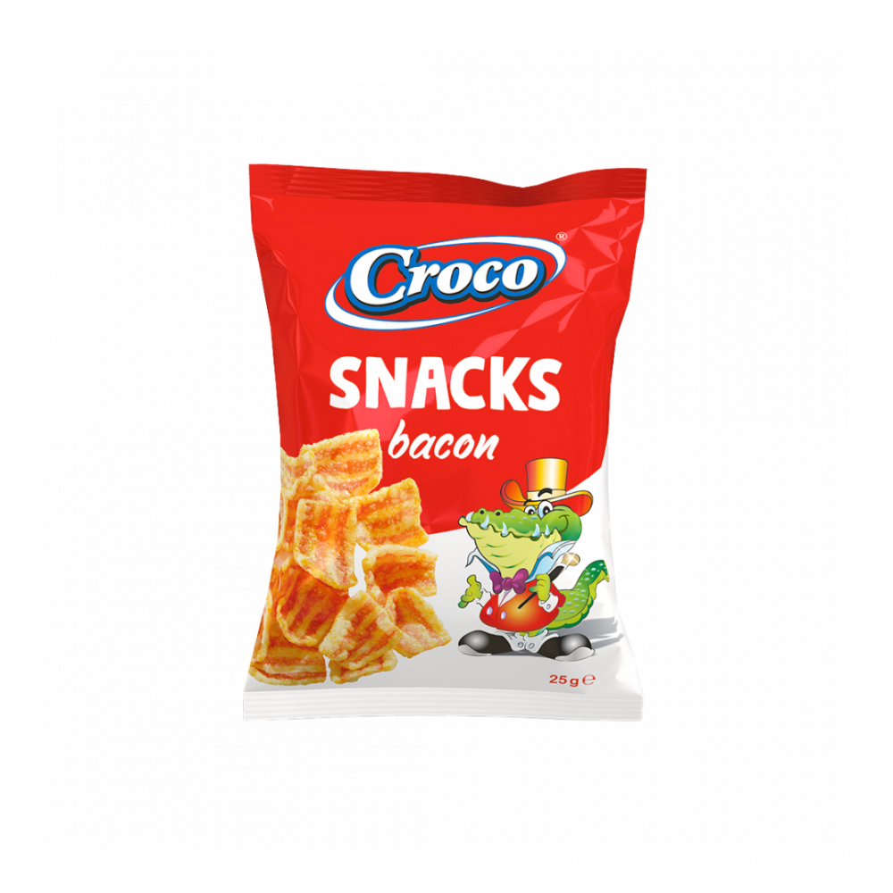 Croco Snacks Bacon 25g 60/1rsc