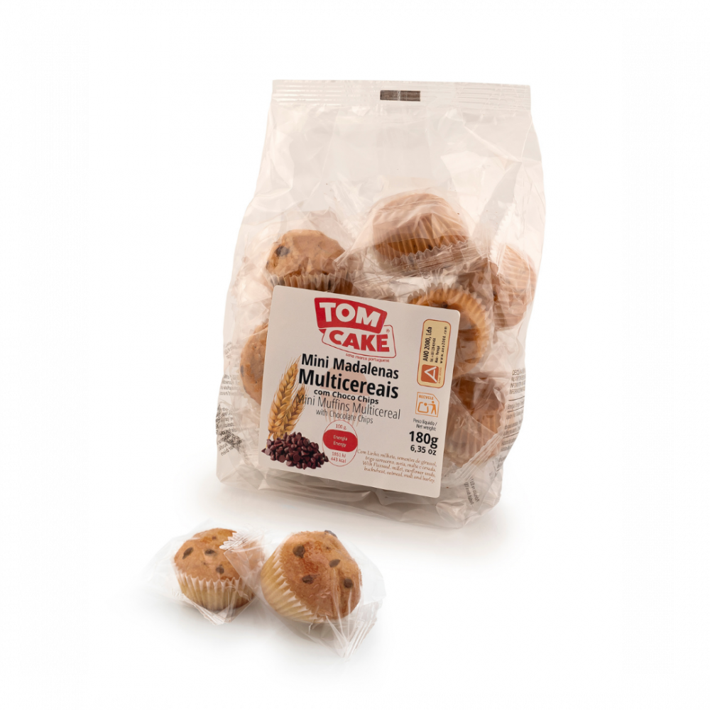 Multi Cereals With Chocolate Chips Mini Madeleines 180g