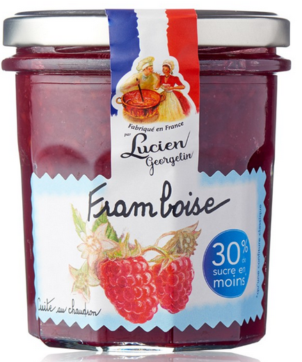 Gourmet und leichte Himbeermarmelade 320g - LUCIEN GEORGELIN