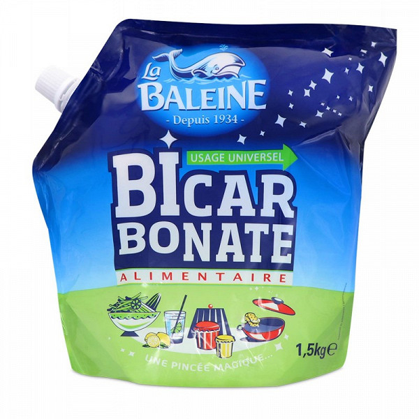 Bicarbonato Alimentario, 1,5kg - LA BALEINE