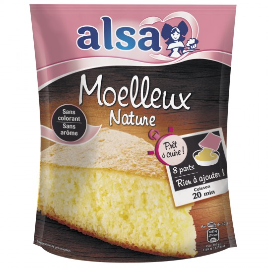 Grossiste Preparation Moelleux Nature 500g Alsa