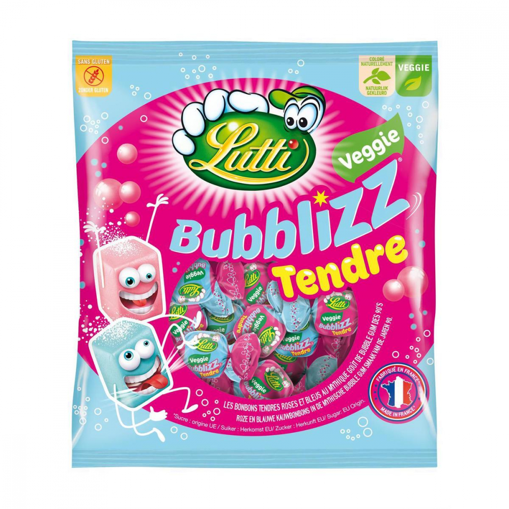 Bonbons Bubblizz Tendre 200g - LUTTI