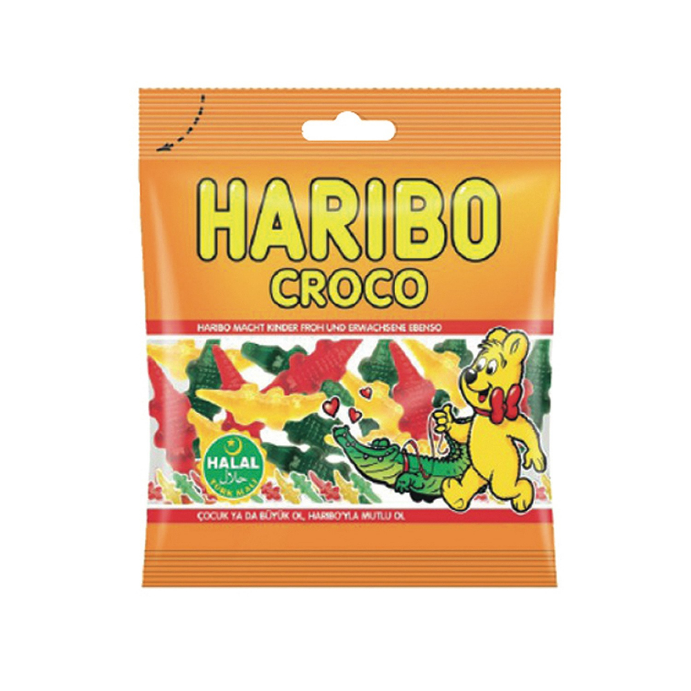 Halal crocodile candy 80g - HARIBO