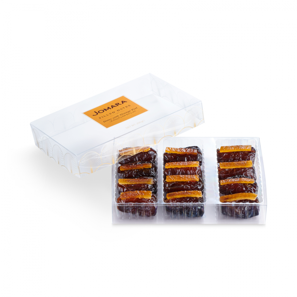 Jomara Dátiles Rellenos Con Piel De Naranja Cp 200g